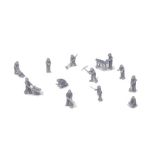 画像をギャラリービューアに読み込む, Construction Worker Figure Set 1:160 N Scale