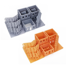 将图片加载到图库查看器,Downtown Apartment Set (Corner) N Scale 1:160