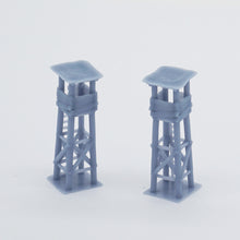 Laden Sie das Bild in den Galerie-Viewer, Outland Models Model Railroad Scenery Layout Small Watchtower Set 1:220 Z Scale