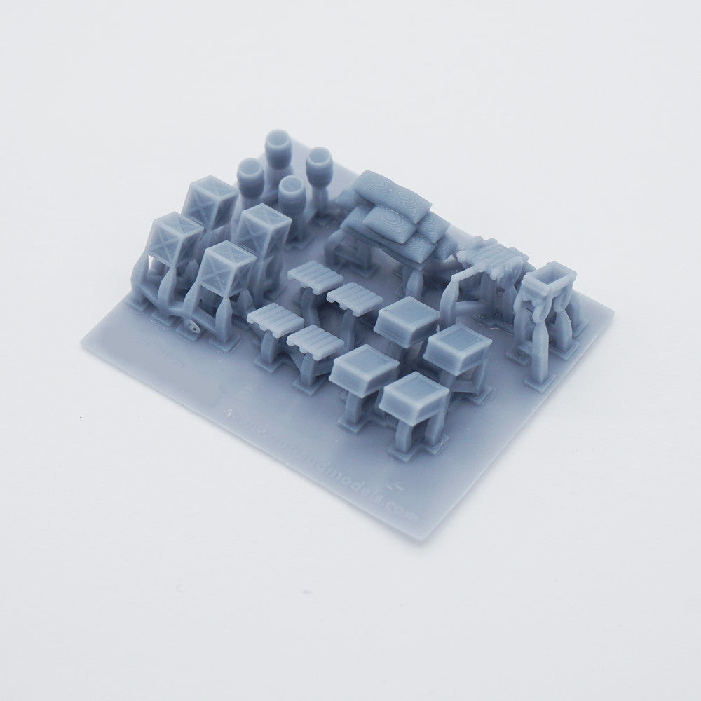 thumbnail image 2 of Outland Models N Scale City Bus & Shed Set - 1:150 Model Railroad Scenery 2 of 12