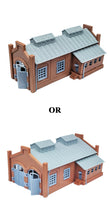 将图片加载到图库查看器,Outland Models Railroad Layout Locomotive Shed/Engine House (1/2 Stall)  N Scale