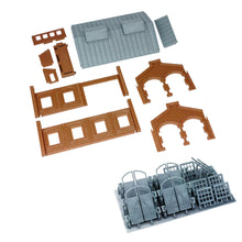 将图片加载到图库查看器,Outland Models Railroad Layout Locomotive Shed/Engine House (1/2 Stall)  N Scale