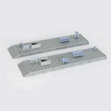 将图片加载到图库查看器,Train Station Passenger Platform with Accessories (No Shed) 1:160 N Scale Outland Models Railway Scenery