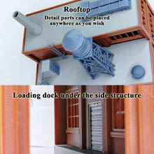 Charger l'image dans la galerie, Large Factory with Loading Dock HO Scale 1:87