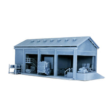 Laden Sie das Bild in den Galerie-Viewer, Warehouse Loading Dock w Accessories 1:220 Z Scale
