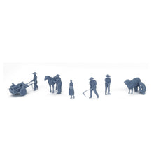 将图片加载到图库查看器,Country Farmer Peasant Figure Set HO Scale 1:87
