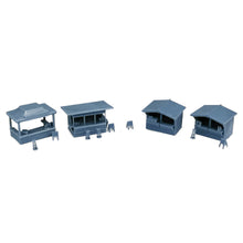 将图片加载到图库查看器,Festival / Carnival Market Stall Set 1:87 HO Scale