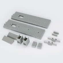 将图片加载到图库查看器,Train Station Passenger Platform with Accessories (Half-Covered) 1:160 N Scale Outland Models Railway Scenery