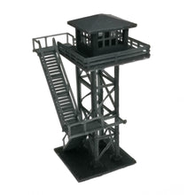 将图片加载到图库查看器,Large Watchtower Grey/Black N Scale 1:160