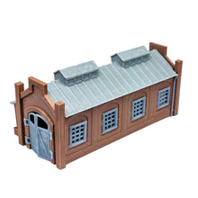 将图片加载到图库查看器,Outland Models Railroad Layout Locomotive Shed/Engine House (1/2 Stall)  Z Scale