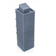 Cargar imagen en el visor de la galería, City Apartment (Grey) w Balcony Z Scale 1:220