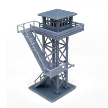 将图片加载到图库查看器,Large Watchtower Grey/Black N Scale 1:160