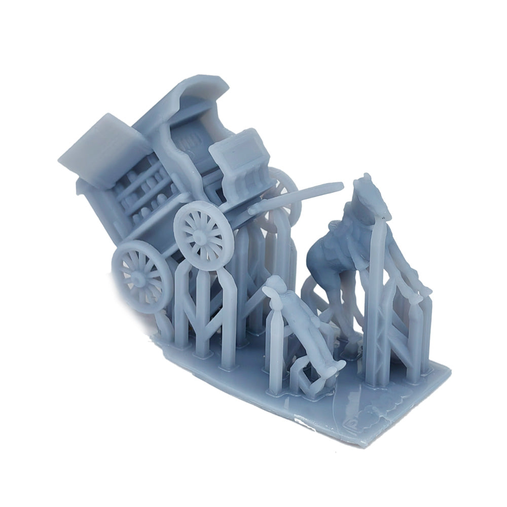 Old West Railway Scenery Outland Models Old West Gallows Scene - 1:87 HO Scale Railway Scenery With Figures Outland Models Old West Gallows Railway Structure 1:87