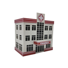 Load image into Gallery viewer, Outland Models Railway Scenery City Small Hospital/Clinic Building 1:64 S Scale