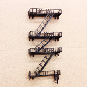 Fire Escape Stairs Set 1:160 N Scale