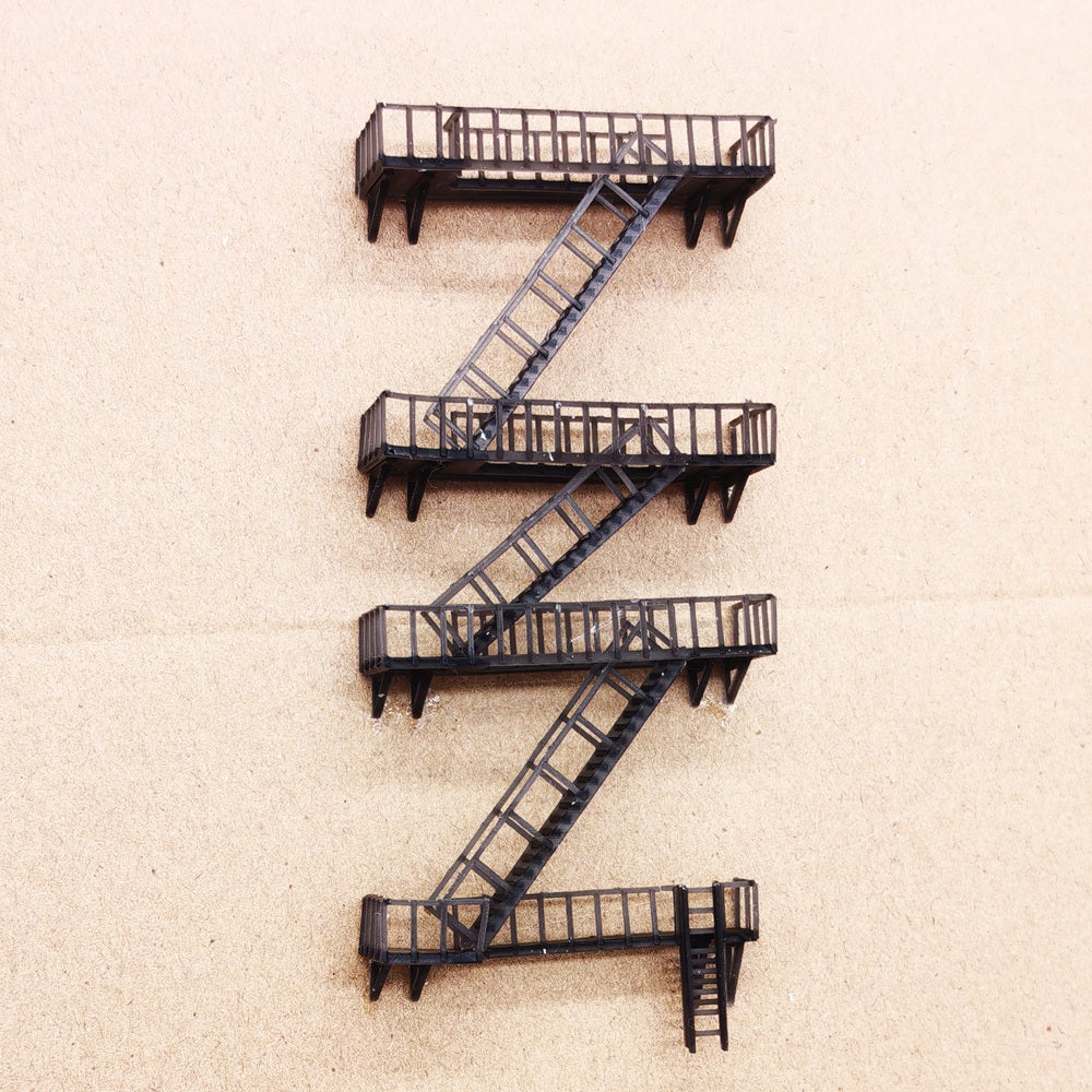 Fire Escape Stairs Set 1:160 N Scale