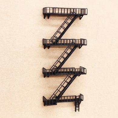 Fire Escape Stairs Set 1:87 HO Scale