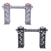 画像をギャラリービューアに読み込む, Industrial Twin Watchtower(tall) with Bridge 1:87 HO Scale
