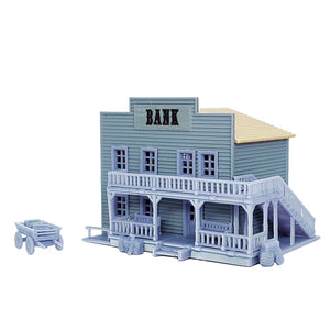 Old West Bank/Office Building 1:160 N Scale