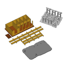 Load image into Gallery viewer, Small Country Stable w Horses and Grass 1:64 S Scale
