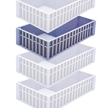 将图片加载到图库查看器，Modern Commercial Box Building L-Shape Stackable 1:160 N Scale