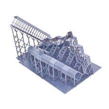 Load image into Gallery viewer, Overhead Footbridge with Canopy(Standard-2 Stairs/Extended-4 Stairs/Extended-4 Stairs with Elevator) N Scale 1:160