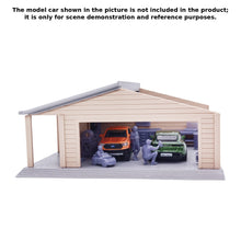 Load image into Gallery viewer, CB103C Two-car Garage Diorama Set 1:64 S Scale
