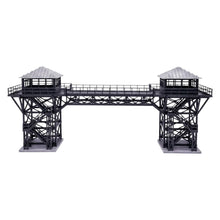 Load image into Gallery viewer, Industrial Twin Watchtower with Bridge 1:64 S Scale