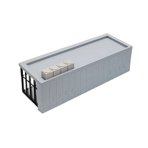 Modern Commercial Box Building Wide Stackable 1:64 S Scale