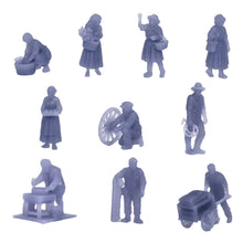 Load image into Gallery viewer, Old West People Figure Set(Working) 1:160 N Scale