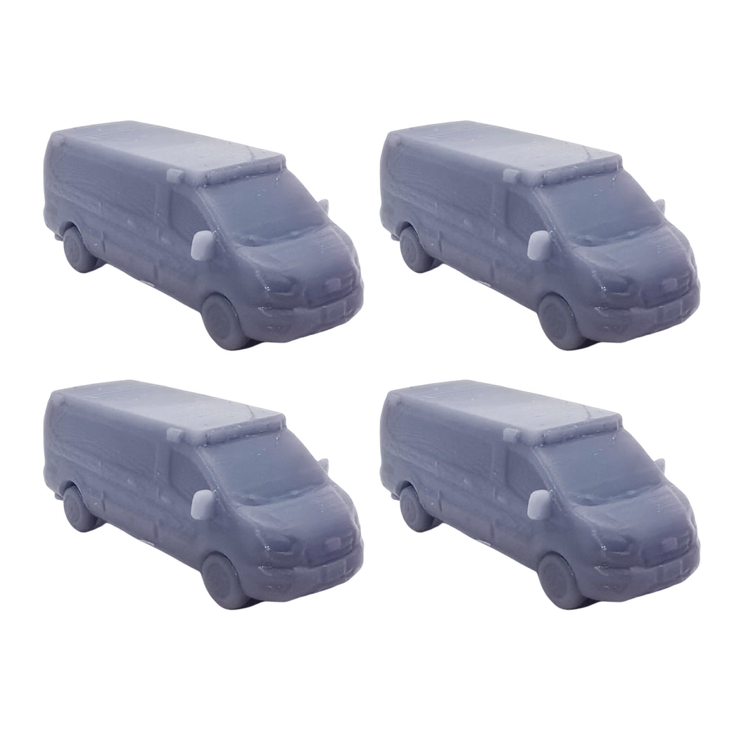 Emergency Medic Ambulance Type II 4 pcs 1:160 N Scale