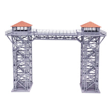 画像をギャラリービューアに読み込む, Industrial Twin Watchtower(tall) with Bridge 1:87 HO Scale