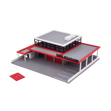 Modern Style Fire Dept Station 1:220 Z Scale