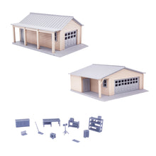 Laden Sie das Bild in den Galerie-Viewer, Personal Garage &amp; Accessories 1:87 HO Scale