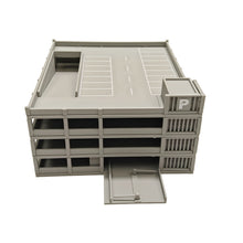 Laden Sie das Bild in den Galerie-Viewer, 4-Story Car Parking Building Stackable 1:160 N Scale