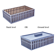 画像をギャラリービューアに読み込む, Modern Commercial Box Building Full Glass Stackable 1:160 N Scale