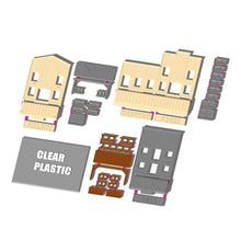 Cargar imagen en el visor de la galería, Old West Shop Background Set (2-story) 1:64 S Scale