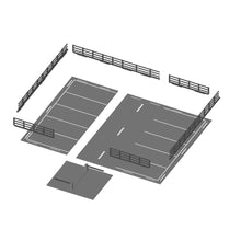 将图片加载到图库查看器，Car Parking Lot (Square) 1:87 HO Scale