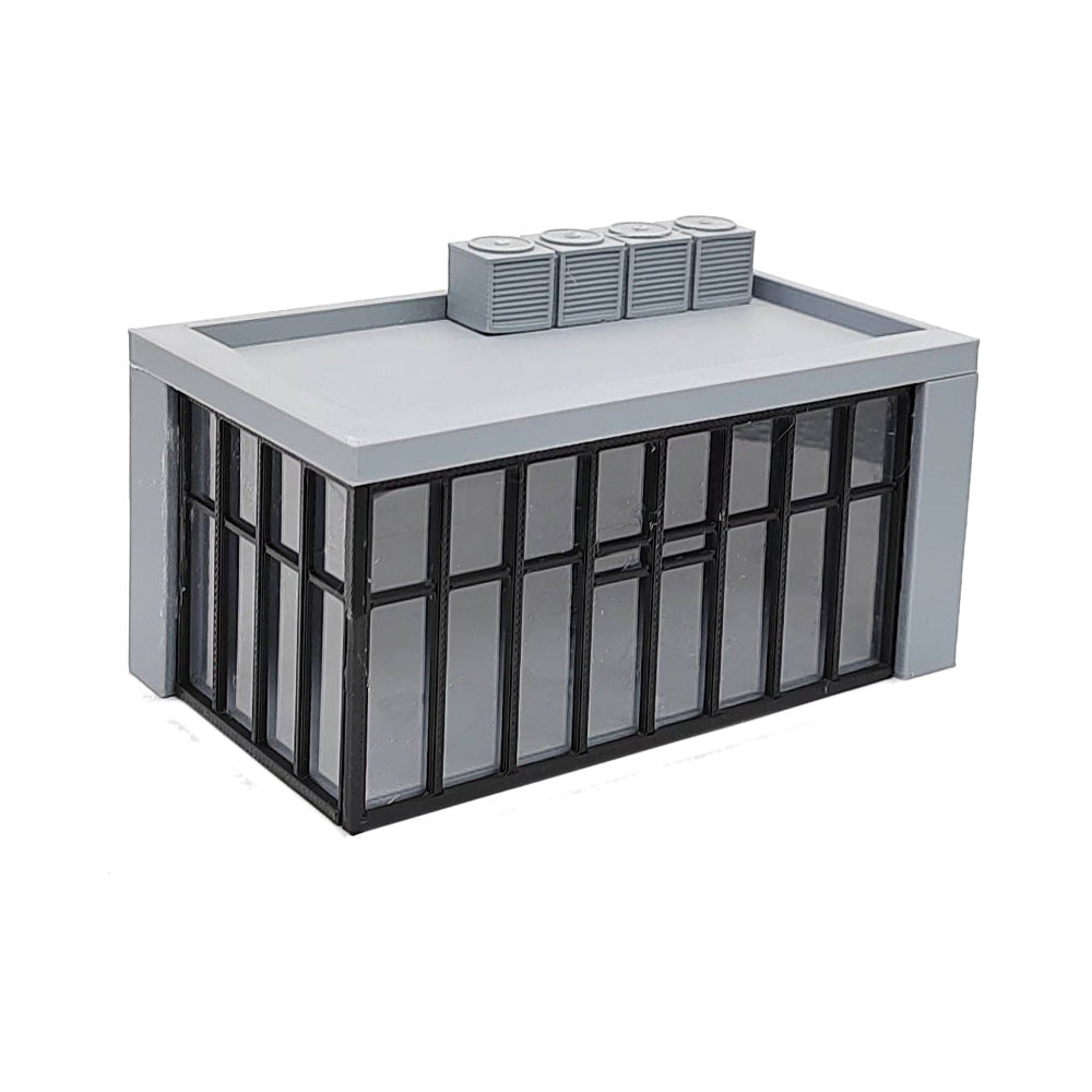 Modern Commercial Box Building Corner Stackable – Outland Models