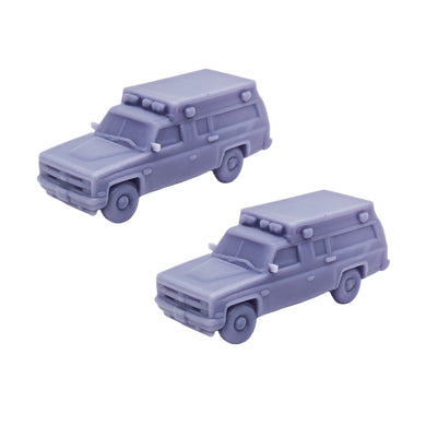 Emergency Medic Ambulance Type III 2 pcs 1:64 S Scale