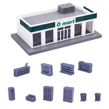 Load image into Gallery viewer, Convenience Store &amp; Accessories 1:87 HO Scale