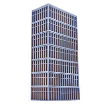 将图片加载到图库查看器，Modern 7-story Commercial Building Full Glass 1:220 Z Scale