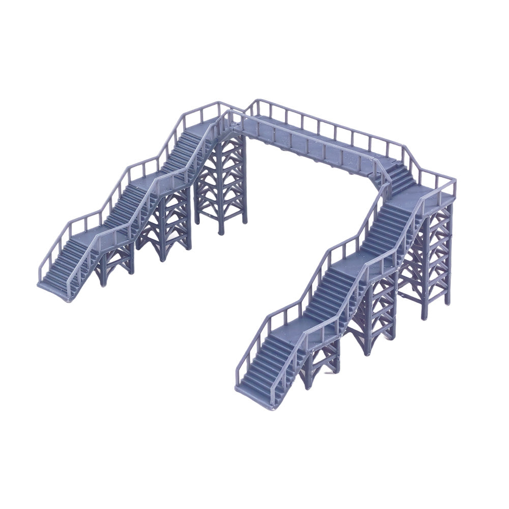 Overhead Footbridge (Standard-2 Stairs/Extended-4 Stairs) N Scale 1:160