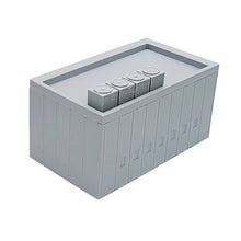 Cargar imagen en el visor de la galería, Modern Commercial Box Building Corner Stackable 1:64 S Scale