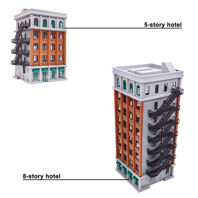 Downtown Classic Hotel Stackable 1:87 HO Scale