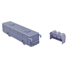 Load image into Gallery viewer, Modern Bus and Shed Set 1:87 HO Scale