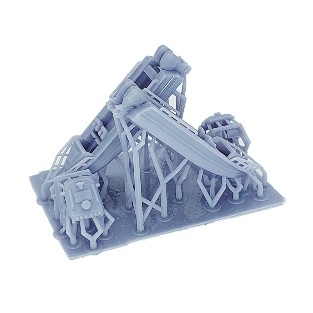 Outland Models Christmas Market & Figure Set – 1:220 Z Scale Railway Layout (Unassembled)