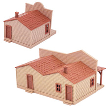 Cargar imagen en el visor de la galería, Old West Shop/House Set B (1-story) 1:64 S Scale