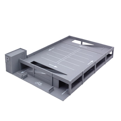 2-Story Car Parking Building 1:64 S Scale
