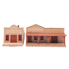 Cargar imagen en el visor de la galería, Old West Shop/House Set B (1-story) 1:64 S Scale
